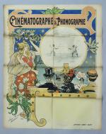[Cinéma - Attractions]Imprimerie Camis à ParisFrancisco Nicolas Tamagno (1862-1933)« CINEMATOGRAPHE...