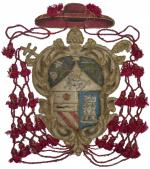 Travail italien entre 1675 et 1724Deux blasons du cardinal Pietro...