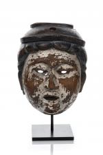 Japon, début de l'époque Édo (1603-1868)Masque gyodo en bois sculpté...