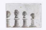 Paul Gaudin (Paris, 1858-1921, Versailles) Collections d'objets95 plaques de verre...