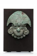 Pérou, culture Mochica. V-VIIe siècle après J.-C. 
Grand masque funéraire...