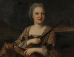 Attribué à Donatien Nonotte (Besançon, 1708-1785, Lyon)
Portrait de dame à...