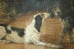 Augustine Ricard (Neuilly-sur-Seine, 1860-1922, Paris)
"Après la chasse", 1885

Toile signée en...