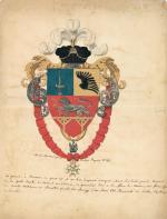 [Héraldique - Empire] LOUIS GABRIEL SUCHET (1770-1826), DUC DALBUFERA 		...