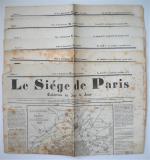 [Guerre de 1870-1871] LE SIÈGE DE PARIS, 1870-1871  			...