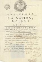 [Jura - Révolution française] MARIE FRANÇOIS XAVIER CHAMPION (1743-1809), MAGISTRAT,...