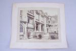 [Bourges]Photographe anonyme du XIXe siècle. Hôtel Lallemand (ancienne maison de...