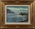 Albert Marquet (Français, 1875-1947)Le lac de Genève à Montreux, 1937Toile...