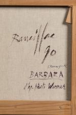 Bernard Rancillac (Français, 1931-2021)"Barbara d'après photo Warner", 1990Toile signée, datée...