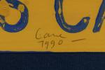Louis Cane (Français, 1943)Sans titre, 1990Acrylique signée. Haut. 75 Larg....