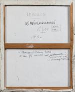 Jean-Pierre Le Boul'ch (Français, 1940-2001)"Les réminiscences n°5", 1992Technique mixte datée...