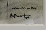 Daniel Authouart (Français, né en 1943)"Violon et violoncelles", 1994Aquarelle signée,...