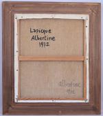Charles Lapicque (Français, 1898-1988)
"Albertine", 1972

Toile signée, titrée et datée.

Haut. 65...