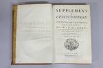 ENCYCLOPEDIE DE DIDEROT ET D'ALEMBERTEncyclopédie, ou Dictionnaire raisonné des Sciences,...