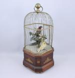Attribué à la Maison Bontemps, vers 1900 Cage à oiseaux...