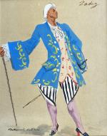 Louis Berthommé-Saint-André (Barbery, 1905-1977, Paris)
"Zadig"

Carton marouflé sur toile.
Signé en bas...