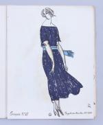 Raoul Dufy (1877-1953) Croquis de mode. Soierie de Bianchini-Férier et...