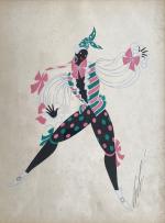 Erté, Romain de Tirtoff dit (Saint-Pétersbourg, 1892-1990, Paris)
"Nègre - danseuse...