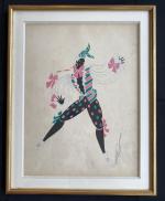 Erté, Romain de Tirtoff dit (Saint-Pétersbourg, 1892-1990, Paris)
"Nègre - danseuse...