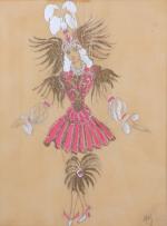 Annette Osterlind-Sarradin (XIX-XXe siècles) "Le triomphe de l'amour"Femme en costume...