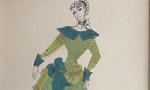 Jean Signovert (Paris,1919-1981)
Élégante à la robe verte

Aquarelle, gouache, encre et...