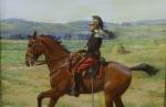 Robert Gignoux (Français, 1872-1906)Capitaine du 5ème régiment, dragon à cheval,...