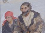 Teodor Axentowicz (Polonais, 1859-1938) 
Le couple de paysans dans la...