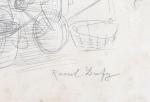 D'après Raoul Dufy (Français, 1877-1953)Femme au tonneau Estampe.Signée dans la...