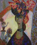 Gabriel Zendel (Français, 1906-1992)Femme au chapeau    ...