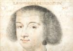 Daniel Dumonstier (Français, 1574-1646)Portrait de la duchesse de Montbazon, 1638Trois...