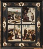 Attribué à Claude Déruet (Français, 1588-1662)La vie de Saint LouisPeinture...
