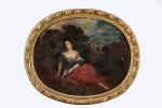 Attribué à Henri Gascard (Français, 1635-1701)Portraits de jeunes dames étendues...