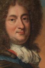 École française vers 1720atelier de Jean Baptiste Santerre (Français, 1651-1717)Portrait...