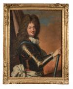 École française vers 1720atelier de Jean Baptiste Santerre (Français, 1651-1717)Portrait...