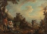 Attribué à Jan Antoon Garemyn (Bruges, 1712-1799) Les vendanges Toile...