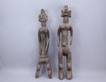 Peuple Mumuye, Nigéria, milieu du XXème siècleDeux statues « Iagalagana...