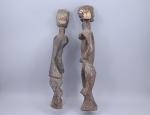 Peuple Mumuye, Nigéria, milieu du XXème siècleDeux statues « Iagalagana...