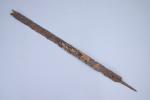 Épée médiévale en fer. Long. 82 cm. (oxydation) Joint :...