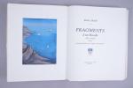 GIONO, Jean
Fragments d'un paradis. (Les Anges). Poème. Illustrations de Pierre...