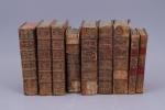 MANETTE DE LIVRES XVIIIèmeManette de 74 volumes XVIIIème in-12, veau...