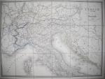 [Cartographie] 4 CARTES ANCIENNES DÉPLIANTES CONTRECOLLÉES SUR TOILE « Carte de...