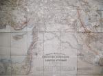 [Cartographie]2 CARTES ANCIENNES DÉPLIANTES CONTRECOLLÉES SUR TOILE « Carte géographique et...