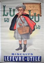 [Affiches publicitaires]								
FIRMIN BOUISSET (1859-1925), D’APRÈS
	
« LU / Biscuits Lefèvre-Utile »....