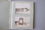 [Egypte]
Quatre albums photographiques (32 x  26 cm), demi chagrin...