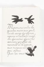 Georges Braque (Français, 1882-1963)et Pierre Reverdy (Français, 1889-1960) La liberté...