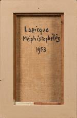 Charles Lapicque (Français, 1898-1988)"Méphistophélès", 1953Toile. Signée et datée "53", titrée,...