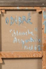 Olivier Debré (Français, 1920-1999)"Blanche", 1965Toile monogramée et datée.Signée "O. Debré",...