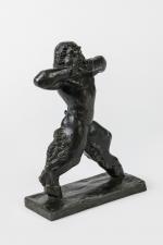 Ulysse Gemignani (Français, 1906-1973)
Eole 

Bronze à patine noire. 
Signé sur...