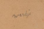 Constant Permeke (Belge, 1886-1952)
"Wardje", 1920

Crayon et encre sur papier.
Signé et...