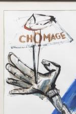 Bernard Lorjou (Français, 1908-1986)
« Chomage, drogue, prix », 1981

Acrylique, encre...